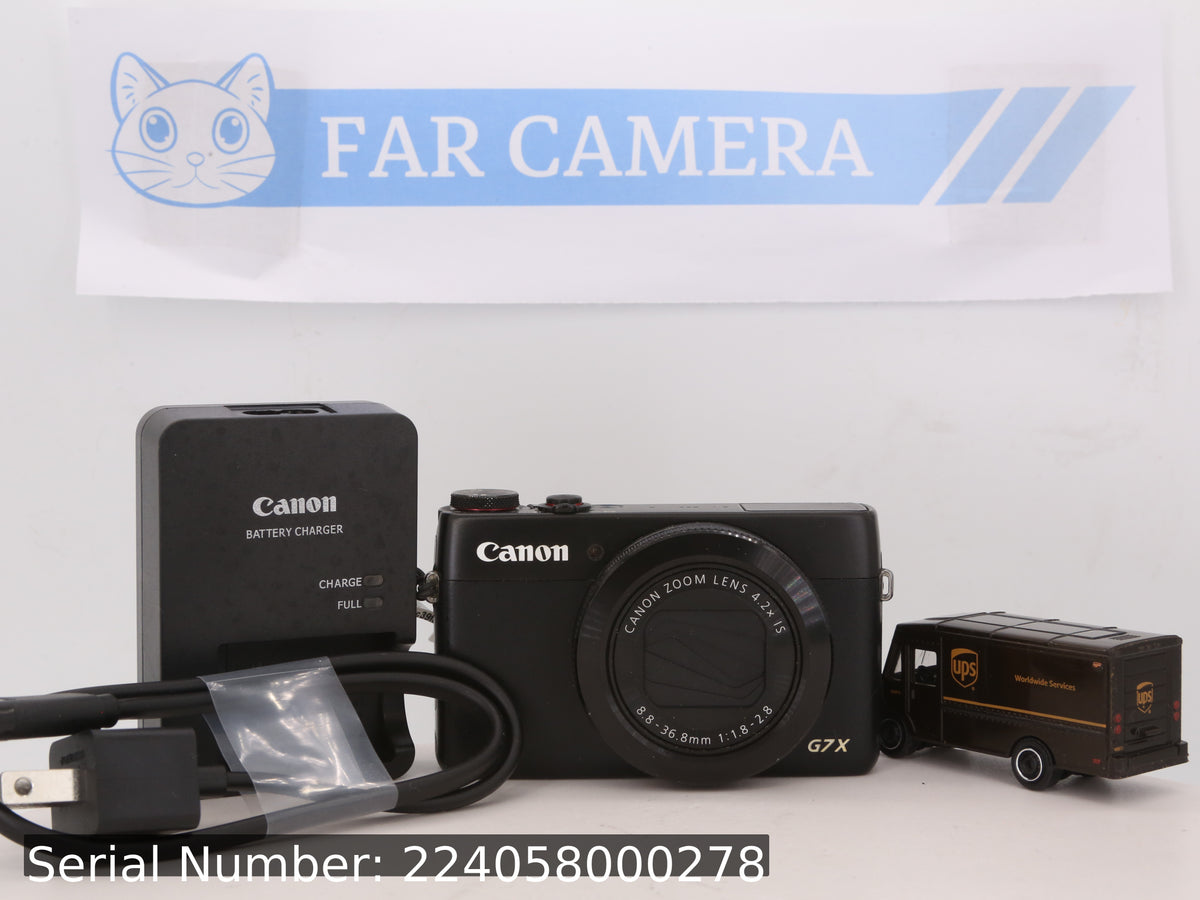 [Good, Shipping from US] Canon PowerShot G7 X Mark I Camera
