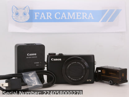 [Good, Shipping from US] Canon PowerShot G7 X Mark I Camera