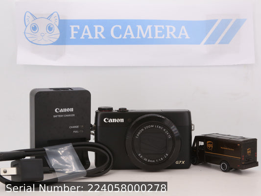 [Good, Shipping from US] Canon PowerShot G7 X Mark I Camera