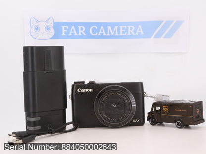 [Good, Fast Shipping] Canon PowerShot G7 X Mark I Camera